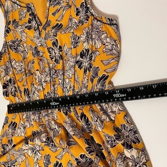 Market & Spruce Auria Embroidered Mustard Dress NWT - Picture 4 of 6